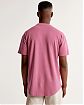 Moscow USA предлагает вам купить футболку Abercrombie Fitch темно-розового цвета с изогнутым краем. Модель 07066. Бесплатная доставка по России, Москве и области, самовывоз.