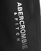 Moscow USA предлагает вам купить мужские шорты Abercrombie Fitch черного цвета с белой нашитой надписью. Модель 06610. Доставка по России, Москве и области, самовывоз.