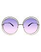 Moscow USA предлагает Вам купить солнцезащитные очки Chloe с большими фиолетовыми градиентными  круглыми. Модель CE 114SD 861. Доставка по России, Москве и области, самовывоз.