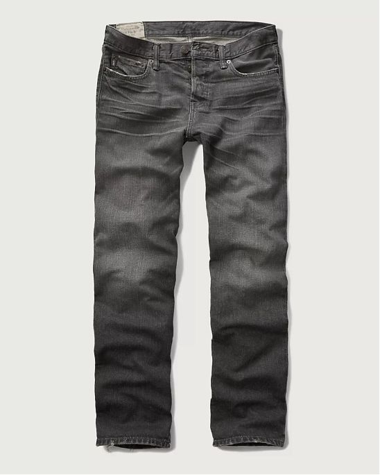 Moscow USA предлагает вам купить джинсы Abercrombie Fitch Classic Straight Jeans черного цвета. Модель 02538. Доставка по России, Москве и области, самовывоз.