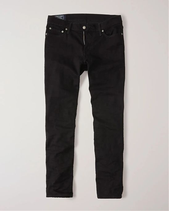 Moscow USA предлагает вам купить джинсы Abercrombie Fitch Straight Jeans черного цвета. Модель 04621. Доставка по России, Москве и области, самовывоз.