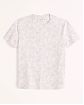 Moscow USA предлагает вам купить футболку Abercrombie Fitch белого цвета с изображением цветов. Модель 05955. Доставка по России, Москве и области, самовывоз