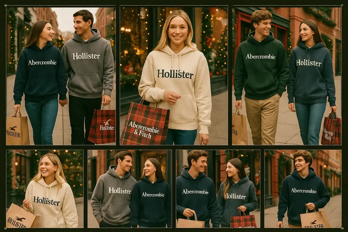 День народного единства Коллаж моделей Abercrombie & Fitch ко Дню народного единства