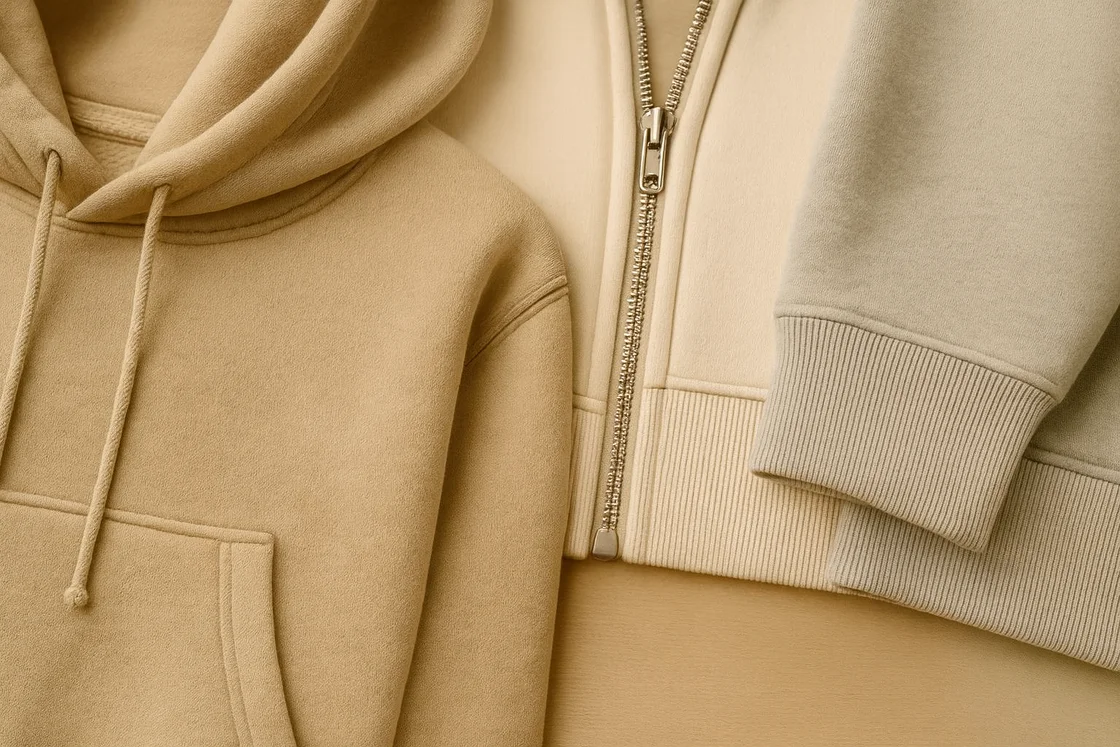 Одежда крупным планом Толстовка худи и свитшот крупным планом