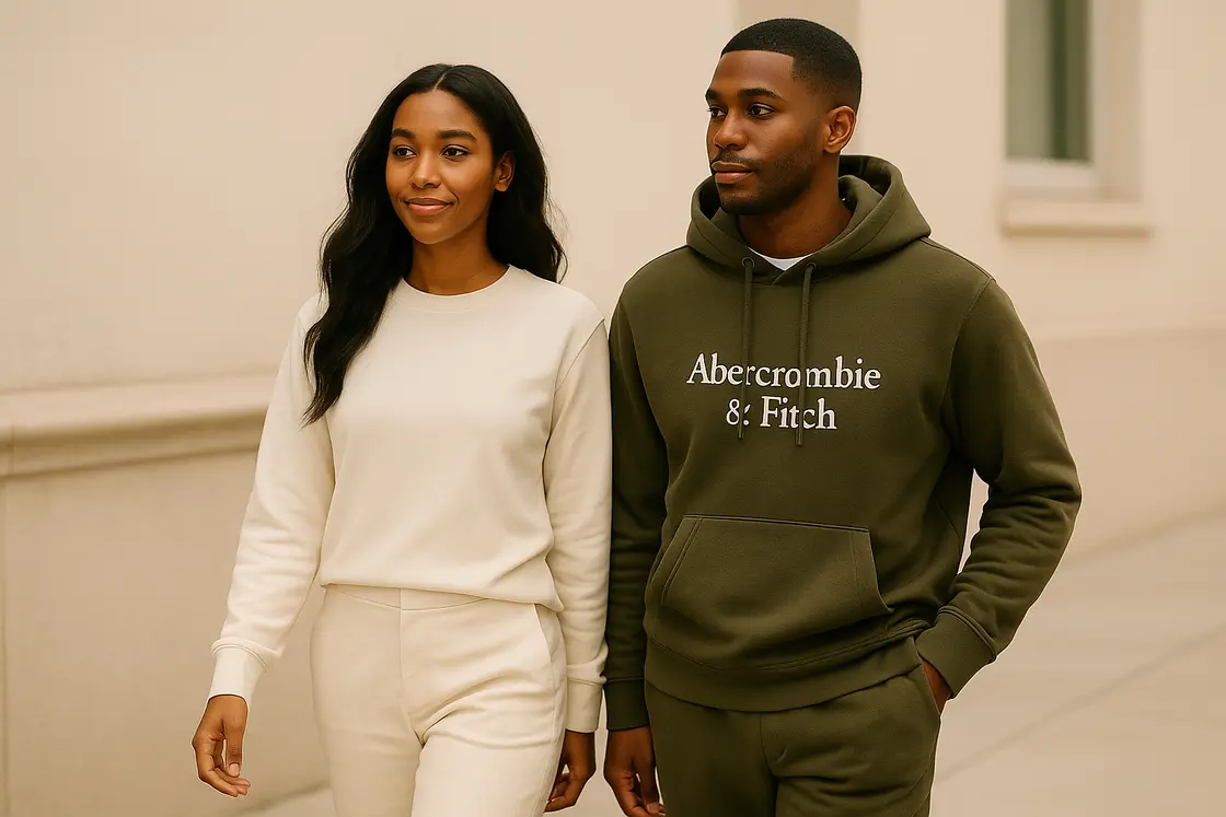 Модели в толстовках<span id=