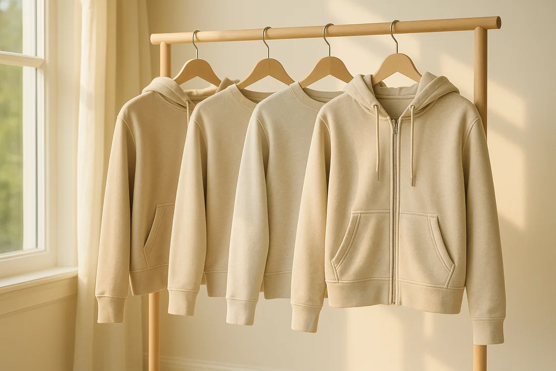 Толстовки с капюшоном, без капюшона и на молнии