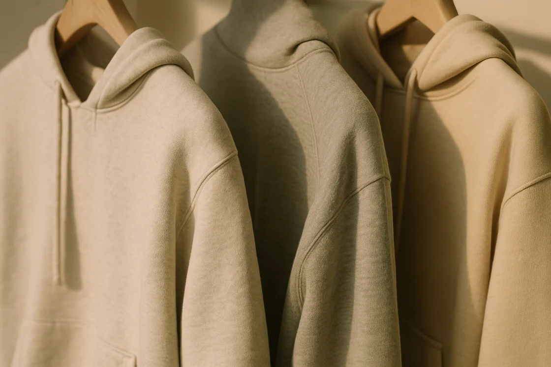 Рукава толстовки: втачной рукав, реглан и спущенное плечо