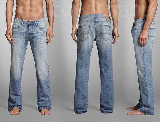 Пример джинсов бут от бренда Abercrombie & Fitch