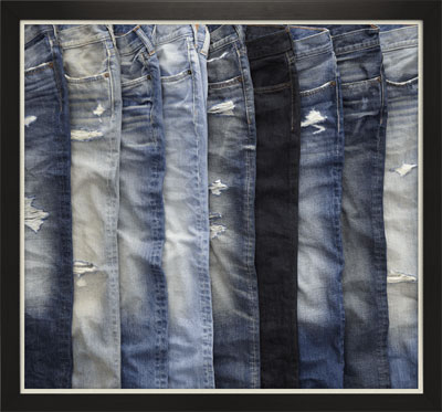 Стилевое разнообразие джинсов Abercrombie & Fitch