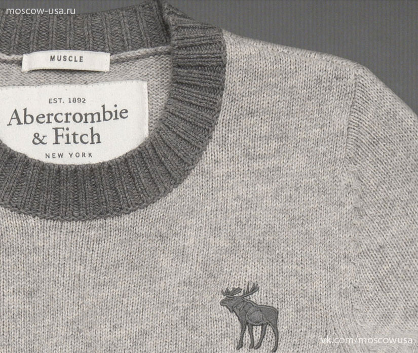 Качественное изображение мужских свитеров Abercrombie & Fitch, Hollister