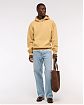 Мужское худи Abercrombie & Fitch золотистого цвета из хлопка softAF. Оригинал. Модель 07885. Бесплатная доставка и примерка по России.