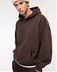 Мужская толстовка Abercrombie & Fitch коричневого цвета с карманом‑кенгуру и заниженной линией плеч. Оригинал. Бесплатная доставка и примерка по России.