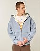 Мужская толстовка Hollister на молнии с термоподкладкой и капюшоном, серо-голубого. Оригинальная модель, бесплатная доставка и примерка по России.