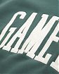 Женская плотная толстовка без капюшона Abercrombie & Fitch Game Day зеленого цвета с нашивкой. Модель 07800. Бесплатная доставка по России, Москве и Области от Moscow USA