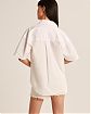 Женская рубашка с коротким рукавом Abercrombie Fitch Oversized белого цвета. Модель 06557. Подробное описание и цена товара. Доставка по России, Москве и Области от Moscow USA