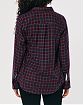 Женская байковая рубашка Hollister Boyfriend Boyfriend в бордовую клетку. Модель 06611. Подробное описание и цена товара. Доставка по России, Москве и Области от Moscow USA