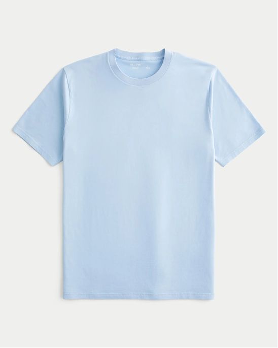 Мужская футболка Hollister классическая из хлопка с круглым вырезом и короткими рукавами. Оригинальная модель, бесплатная доставка и примерка по России.