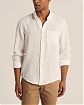 Moscow USA предлагает вам купить классическую рубашку Abercrombie Fitch белого цвета с нагрудным карманом. Модель 05067. Доставка по России, Москве и области, самовывоз