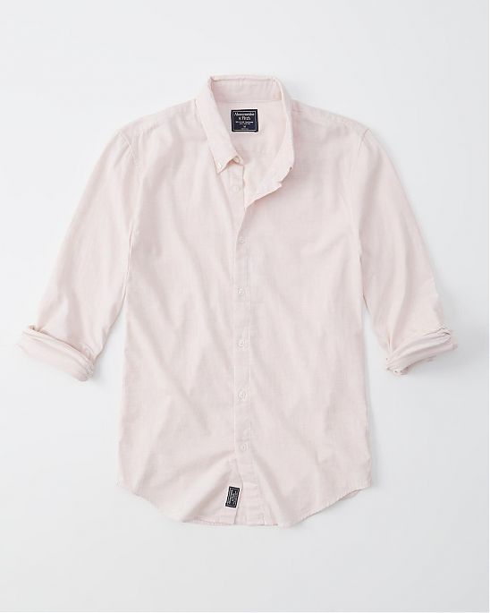 Moscow USA предлагает вам купить рубашку Abercrombie Fitch Oxford розового цвета. Модель 04781. Доставка по России, Москве и области, самовывоз