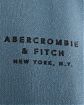 Moscow USA предлагает вам купить мужскую толстовку свитшот Abercrombie Fitch Oversized синего цвета черная 3D надпись. Модель 06704. Доставка по России, Москве и области, самовывоз.