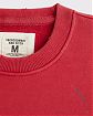 Мужской плотный свитшот Abercrombie & Fitch красного цвета с графикой Санкт-Мориц и эффектом брызг краски. Оригинальная модель 08122, бесплатная доставка и примерка по России.