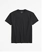 Женская футболка Abercrombie & Fitch черного цвета oversize с премиальной гладкой отделкой, softAF и круглый вырез. Оригинал. Бесплатная доставка и примерка по России.