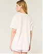 Женская футболка Hollister Oversized с графикой Парижа. Модель 07821. Подробное описание и цена товара. Доставка по России, Москве и Области от Moscow USA