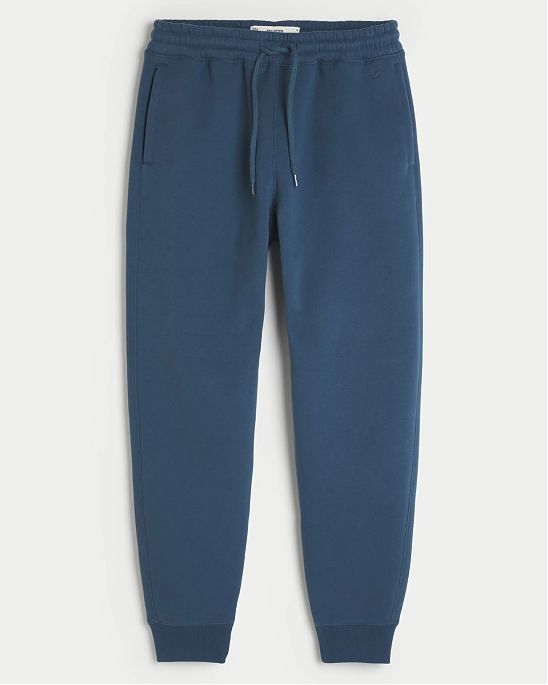 Moscow USA предлагает Вам купить спортивные штаны Hollister joggers синего цвета с логотипом в виде чайки. Модель 07778. Доставка по России, Москве и области, самовывоз.
