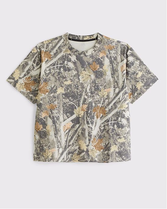 Мужская футболка YPB Active светло-коричневый камуфляж из плотного хлопка с эластичностью. Оригинальная модель, бесплатная доставка и примерка по России.