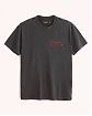 Moscow USA предлагает вам купить футболку Abercrombie Fitch черного цвета с фирменной графикой на груди и спине. Модель 06963. Доставка по России, Москве и области, самовывоз