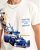Moscow USA предлагает вам купить винтажную футболку Abercrombie & Fitch Williams Racing белого цвета с нагрудным карманом и графикой. Модель 07655. Бесплатная доставка по России, Москве и области, самовывоз