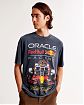 Moscow USA предлагает вам купить футболку Abercrombie & Fitch Oracle Red Bull Racing темно-синего цвета с принтом на груди и спине. Модель 07880. Бесплатная доставка по России, Москве и области, самовывоз