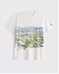 Мужская футболка Abercrombie & Fitch кремового цвета с графическим принтом Phoenix Open. Бесплатная доставка и примерка по России.