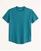 Moscow USA предлагает вам купить винтажную футболку Abercrombie Fitch бирюзового цвета. Модель 06850. Доставка по России, Москве и области, самовывоз