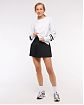 Женский лонгслив YPB Active Cotton-Blend белого цвета с длинным рукавом. Модель 07773. Бесплатная доставка по России, Москве и Области от Moscow USA