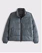 Мужская куртка Abercrombie & Fitch AirCloud синяя — миниатюра 1