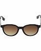Moscow USA предлагает Вам купить солнцезащитные очки McQ (Alexander McQueen) формы кошачий глаз с голубыми линзами. Модель MQ0069S. Доставка по России, Москве и области, самовывоз.