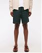 Мужские шорты Abercrombie & Fitch зеленого цвета из льняной смеси с поясом на резинке. Оригинал. Бесплатная доставка и примерка по России.