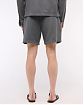 Мужские шорты Abercrombie & Fitch фактурные на резинке со шнурком и карманами, графитового цвета. Оригинальная модель, бесплатная доставка и примерка по России.