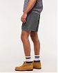 Мужские шорты Abercrombie & Fitch из хлопка тёмно‑серого оттенка с боковыми карманами и карманом на молнии. Оригинал. Бесплатная доставка и примерка по России.