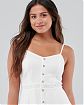 Женское платье на пуговицах Hollister белого цвета с красивым узором. Модель 04957. Доставка по России, Москве и Области от Moscow USA