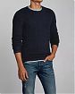 Moscow USA предлагает Вам купить мужской свитер из шерсти Abercrombie & Fitch синего цвета. Модель 01041. Доставка по России, Москве и области, самовывоз.