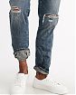 Moscow USA предлагает вам купить рваные джинсы Abercrombie Fitch Ripped Slim Straight Jeans синего цвета. Модель 03262. Доставка по России, Москве и области, самовывоз.