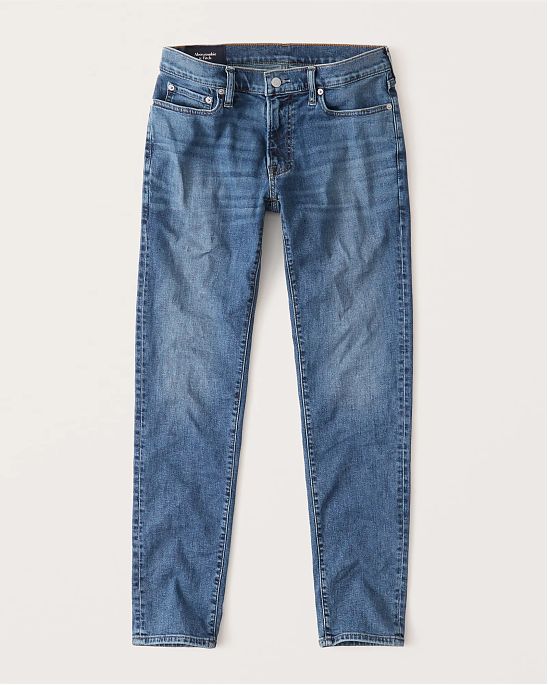 Moscow USA предлагает вам купить мужские джинсы Abercrombie & Fitch Skinny Jean синего цвета. Модель 07341. Бесплатная доставка по России, Москве и области, самовывоз.