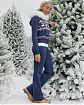 Женские спортивные штаны Hollister темно-синего цвета с расклешенным низом и шнурком на талии. Оригинальная модель 08075, бесплатная доставка и примерка по России.