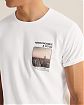 Moscow USA предлагает вам купить футболку Abercrombie Fitch белого цвета с принтом Нью-Йорка и надписями. Модель 04891. Доставка по России, Москве и области, самовывоз