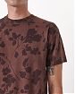Moscow USA предлагает вам купить футболку Abercrombie Fitch коричневого цвета с изображением цветов. Модель 06498. Доставка по России, Москве и области, самовывоз