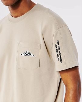 Футболка-толстовка Hollister Oversized