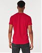 Moscow USA предлагает вам купить футболку Hollister красного цвета с графическим нашитым логотипом Varsity. Модель 07008. Доставка по России, Москве и области, самовывоз.