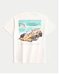 Moscow USA предлагает вам купить футболку Hollister McLaren 1974 белого цвета с графикой. Модель 07763. Бесплатная доставка по России, Москве и области, самовывоз.
